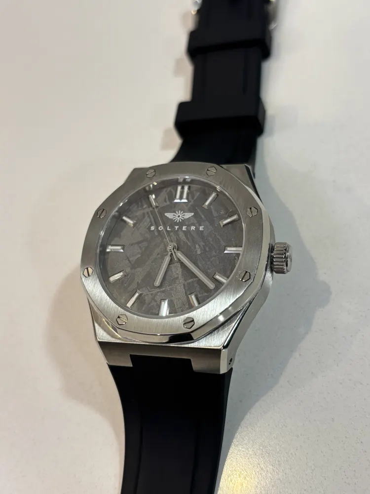 The first Visto sample, photographed on a white counter.
