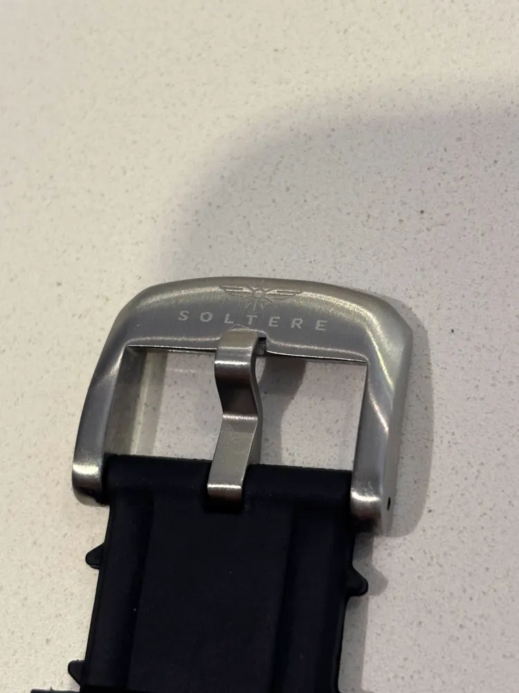 The first Visto sample, photographed on a white counter.