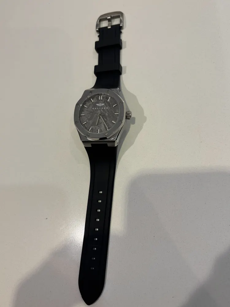 The first Visto sample, photographed on a white counter.